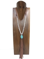 13003-2 Fresh Water Pearl with Tassel Necklace