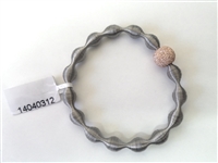 14040312-3  925 Silver Ball w/Rubber Bracelet