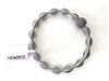 14040312-4  925 Silver Ball w/Rubber Bracelet