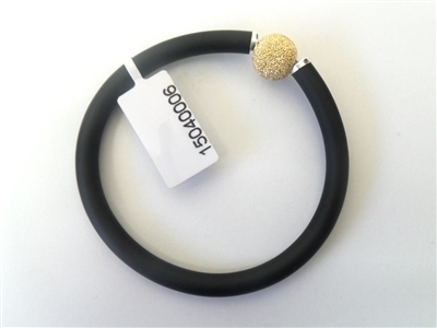 15040006-2 925 Silver w/Rubber Bracelet