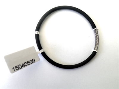 15040699-1 925 Silver w/Rubber Bracelet
