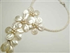 20683-6-7 MOP 4 flowers Combo Necklace