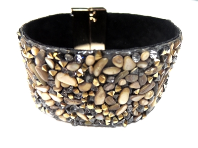 23004-17 Gem Stone Fashion Bracelet (L)