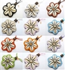 30402 45mm Sea Shell Flower Adjustable Double Cord Necklace