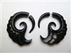 33363 40mm Buffalo Horn Carving Earring