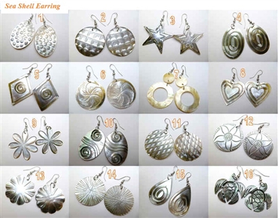 33372 MOP Shell Earring