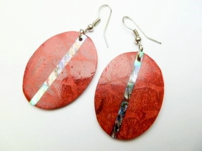 33373-11 MOP & Abalone Shell Earring