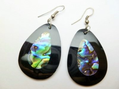 33373-16 MOP & Abalone Shell Earring