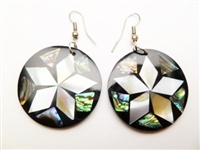 33373-17 MOP & Abalone Shell Earring