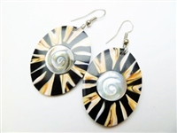 33373-24 MOP & Abalone Shell Earring