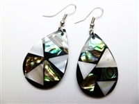 33373-25 MOP & Abalone Shell Earring