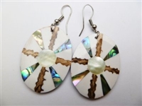 33373-28 MOP & Abalone Shell Earring