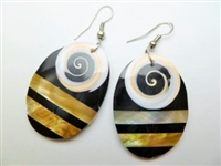 33373-5 MOP & Abalone Shell Earring