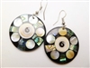 3373-6 MOP & Abalone Shell Earring