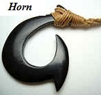 35004 Buffalo Horn Hook Necklace