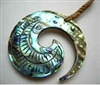 35011-3 Abalone pendant Necklace