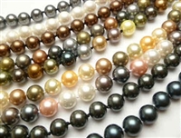 38014 12mm MOP Shell Pearl Necklace