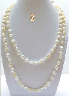 38050 7-8mm Fresh Water Pearl Necklace 32"