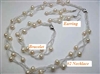 38059Set  Fresh Water Pearl w/Stone Set