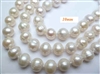 38078-10 10mm Fresh Water Pear Necklace 20"