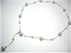 38425 Fresh Water Pearl Necklace w/925 Silver Chain