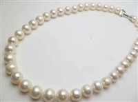 38427-6 6mm Fresh Water Water Pearl Necklace 18" w/925 Silver Claps