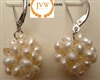 43238 16mm Fresh Water Pearl Luster Earring w/925 Silver Back