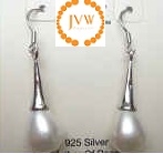 43257 MOP Shell Pearl Earring w/925 Silver