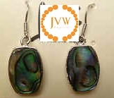 43277 Abalone Shell Earring w/925 Silver