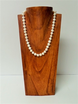 51016-2 (Medium) Brown Color Wood Necklace Display