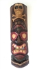 Tiki Wooden Mask with Skull