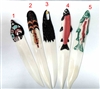 Buffalo Bone Caving Book Mark with Color Design