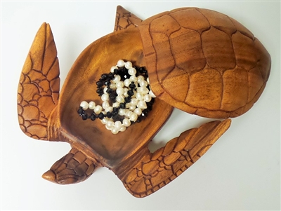 Medium Turtle Wood Container