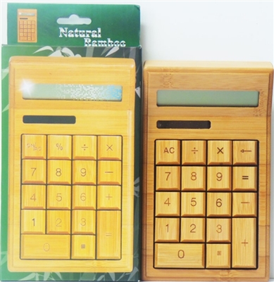 Wood Bamboo Solar Calculator