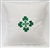 Four Shamrocks Pillow - Unique Coastal Decor | Nantucket Bound