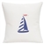 XO Sailboat Pillow - Great Holiday Gift for Kids | Nantucket Bound