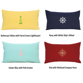 Create Your Own Lumbar Pillow - Custom Indoor & Outdoor Pillows | Nantucket Bound