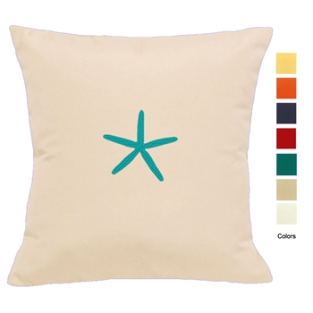 East Coast Starfish Pillow - Unique Coastal Decor | Nantucket Bound