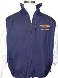 Navy Blue Embroidered Reversible Vest - Fishing & Boating Accessories | Nantucket Bound