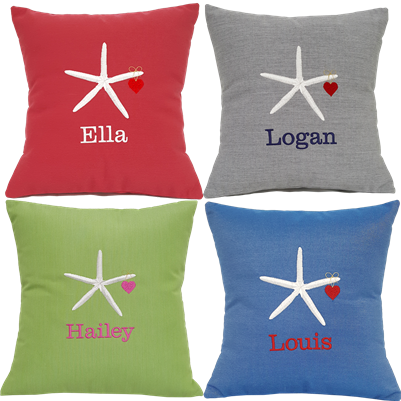 Personalized Starfish & Heart