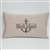 Personalized gift pillow with anchor and name