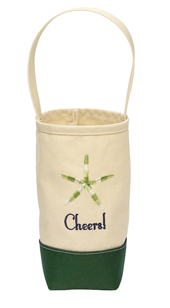 Starfish Cheers Wine Tote