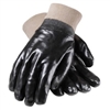 Black 8015 PVC Single Dipped Gloves