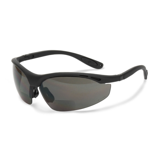 Radians Cheaters Black Frame/Smoke Lens Bi-Focal Eyewear