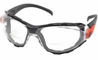 Elvex GG-40C-AF Black Foamed Clear Lens Safety Glasses (Pair)