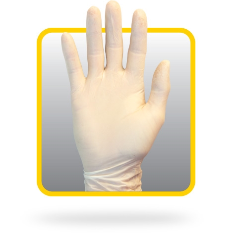 Safety Zone GRDR Disposable Latex Powdered Gloves