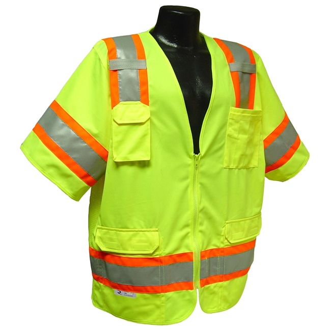 Radians SV63G-CLS3 Class 3 Surveyor's Vest, Solid/Mesh