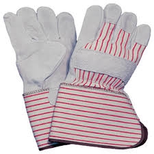 Economy Leather Leather Palm Gloves Y3202 Gunn Pattern, 12 Pair