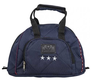 Carry fewer bags with you to the barn and shows with Equine Couture Super Star Helmet and Boot Bag.