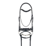 Free Shipping on Recessed Crown-Leather Dressage Bridle With Flash